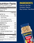 Planters Lightly Salted Dry Roasted Peanuts, 16.0 oz Jar (Pack of 6)