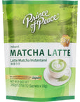 Prince of Peace 3 in 1 Matcha Latte  Instant Beverage  12 Sachets  Easy to Brew  Authentic Japanese Matcha Powder  Natural Ingredients  Natural Antioxidants  Authentic Rich Taste