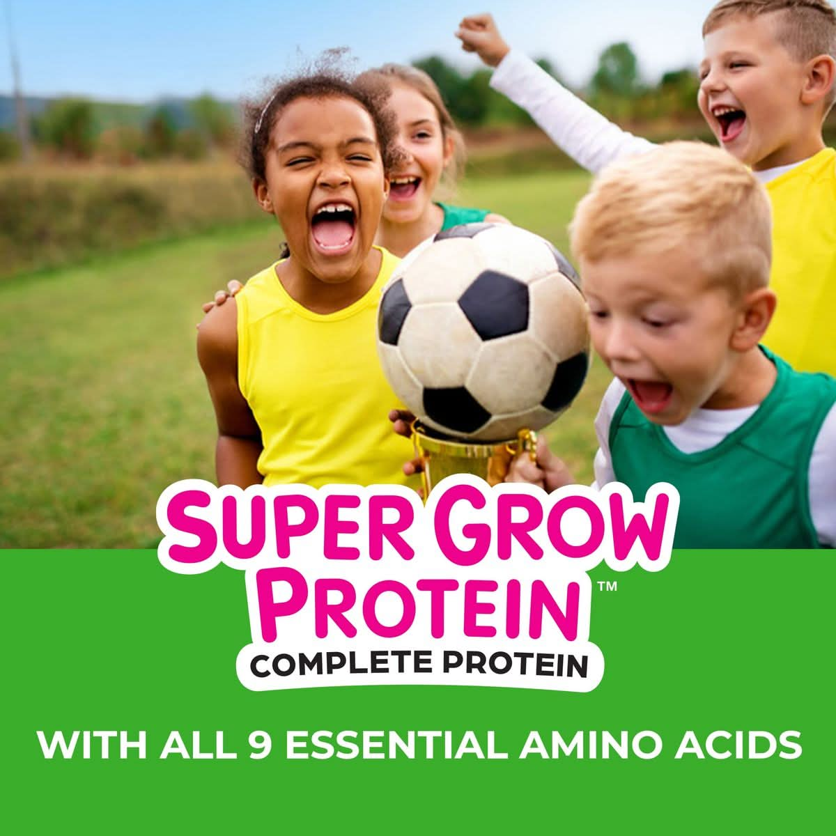 Orgain Kids Protein Powder Shake Mix Vanilla Bean Ice Cream  8g GrassFed Dairy Protein 4g Fiber 22 Vitamins  Minerals Gluten Free No Soy Ingredients Adds Healthy Nutrients to Kids Snacks 1lb