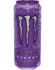 Monster Energy Ultra Zero Sugar Energy Drinks 16 ounce cans Ultra Violet 12 Cans