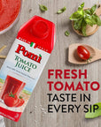 Pomì Tomato Juice - Made from 100% Fresh Italian Tomatoes - 25.36 fl oz (Pack of 6)