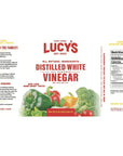 Lucy's Family Owned - Natural Distilled White Vinegar, 32 oz. bottle (Pack of 2) - 5% Acidity