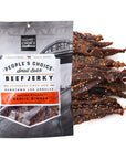 Peoples Choice Beef Jerky  Tasting Kitchen Small Batch  Garlic Ginger  Camping Food Backpacking Snacks Road Trip Snacks  High Protein Low Sodium Healthy Snacks  1 Pound 16 oz  1 Bag