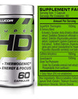 Cellucor Super HD for Men & Women - Enhance Focus and Increase Energy - Capsimax, Green Tea Extract, 160mg Caffeine & More 60 Servings