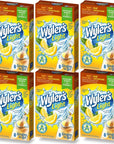 Wylers Light Singles To Go  Half TeaHalf Lemonade Water Drink Mix  8 Sticks Per Box 6 Boxes 48 Sticks Total