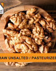 Its Just  Raw Walnuts Premium Quality California Grown Made in USA 20oz 125lb Unsalted Halves  Pieces