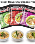 OMACHI Golden Potato Noodles  Hot and Sour Shrimp Flavor  Made with Natural Ingredients Hot  Sour Shrimp Pack of 5