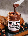 Fine  Raw Chocolate Hazelnut Butter Spread 8 Ounce  Clean Ingredients Vegan and Organic Chocolate Hazelnut Spread Healthy Chocolate Hazelnut Spread Chocolate Hazelnut