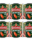 Contadina San Marzano Style Whole Tomatoes 28 oz Pack of 6 Cans