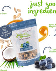 Judines Granola Healthy Whole Grain Oats Blueberry GlutenFree 10 Ounces