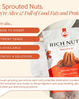 Rich Nuts Maple Pecan Gourmet Sprouted Pecans  Vegan Paleo Keto  Made with Maple Syrup Vanilla Extract and Sea Salt  NonRoasted from Dehyrdated Germinated Raw Whole Pecans  4 Oz Bag 2 Pack