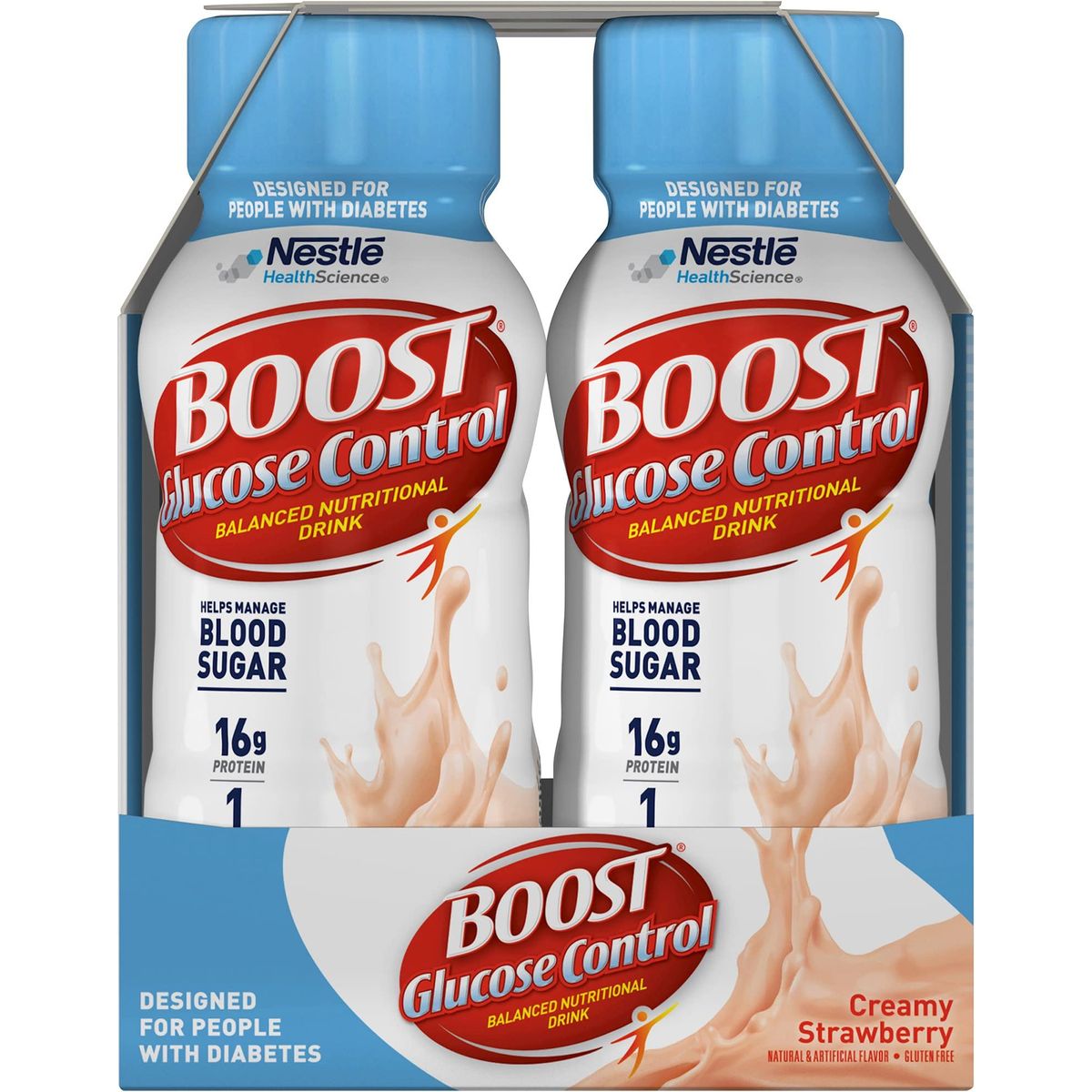 BOOST Glucose Control Creamy Strawberry 8 fl oz Carton 4 x 6 Packs