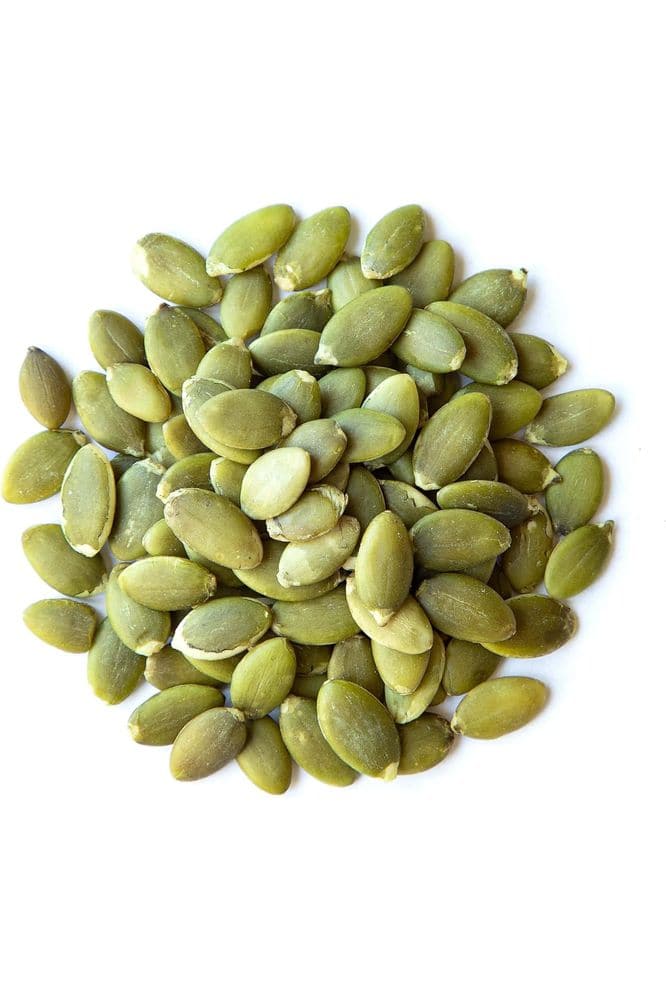 Raw Pepitas, 8 Pounds - Non-GMO Verified, Pumpkin Seed Kernels, Unsalted, No Shell, Vegan, Kosher, Keto, Bulk. Wholesome Snack. High in Protein, Essential Fatty Acids. Great for Baking, as a Topping.