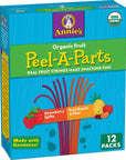 Annie's Organic Fruit Peel-A-Parts Fruit Snacks, Strawberry and Fruit Punch, 12 packs, 6.7 oz.