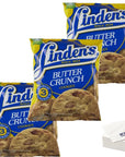 Lindens Butter Crunch Cookies 3 Large Cookies Pack of 8