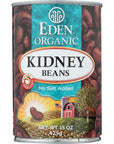 Eden Foods Organic Kidney Beans 15 Ounce  12 per case