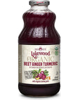 Lakewood Beet Ginger Turmeric Fresh Pressed 32 Oz 6 Pack