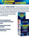 MHP T-Bomb 3xtreme Clinically Tested, Testosterone Booster for Men, Increase Libido, 168 Count