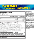 MHP T-Bomb 3xtreme Clinically Tested, Testosterone Booster for Men, Increase Libido, 168 Count