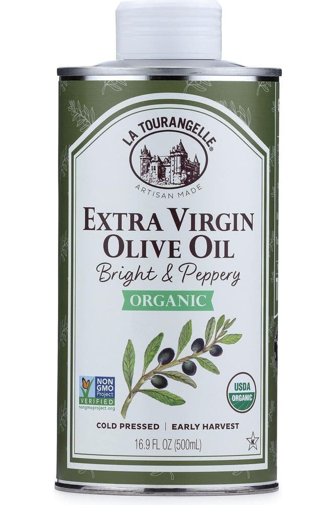 La Tourangelle, Organic Extra Virgin Olive Oil, Cold-Pressed High Antioxidant Picual Olives From Spain, 16.9 fl oz