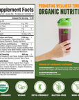 Organic Muscle Superfood Pre Workout Powder for Men & Women - 20 Servings