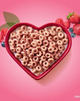 Cheerios Very Berry Cheerios Heart Healthy Cereal, Gluten Free Cereal With Whole Grain Oats, 18.6 OZ Family Size