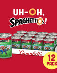 SpaghettiOs Super Mario Bros Canned Pasta with Meatballs 156 oz Can Pack of 12