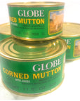 Globe Corned Mutton with Juices Pack of 4 Tin 115 Oz  HALAL