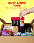 Healthy Snack Box Care Package 30 Piece Food Snack Variety Pack for College Kids Adults Military Boyfriend Girlfriend Office Birthdays  This Healthy Snack Packs Includes a Variety of Granola Bars Nuts  More