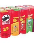 Pringles Potato Crisps Chips, Lunch Snacks, Office and Kids Snacks, Grab N' Go, Variety Pack (16 Cans)