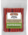 Old Wisconsin Pepperoni Sausage Snack Sticks Naturally Smoked Ready to Eat High Protein Low Carb Keto Gluten Free 28 Ounce Resealable Package