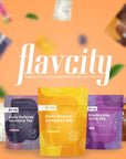 FlavCity Protein Powder Smoothie, Berries & Cream - 100% Grass-Fed Whey Protein Smoothie with Collagen (25g of Protein) - Gluten Free & No Added Sugars (38.45 oz)