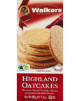 Walker's Shortbread Traditional Highland Oat Crackers, Scottish Crackers, 9.9 Oz Box