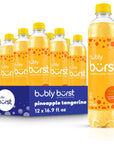 bubly burst Pineapple Tangerine 169 FL Oz Bottles Pack of 12