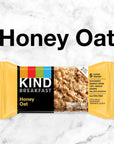 KIND Breakfast Bars Honey Oat Healthy Snacks Gluten Free 32 Count