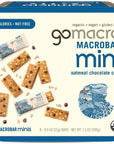 GOMACRO Organic Oatmeal Choc Chip Macrobar Minis 8 Count 72 OZ