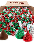 Hershey’s Christmas Kisses Chocolate Candy Kids and Adults - 2lb