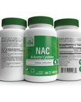 NAC 600mg N-Acetyl Cysteine 60 vegecaps Non GMO