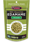 Seapoint Farms Wasabi Dry Roasted Edamame Healthy GlutenFree Snacks 12Pack 35 Ounce Pack of 12