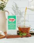 Red Rose Mint Blend Herbal Tea Naturally Flavored Refreshing Mint Herbal Tea Bursting with Delicious Flavor Beverage with 20 Individually Wrapped Tea Bags Per Box Pack of 6 Caffeine Free Brew Hot