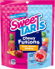 SweeTARTS Chewy Fusions Candy, Fruit Punch Medley, 9 ounce