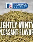 McCormick Culinary Thyme Leaves, 6 oz - One 6 Ounce Container of Dried Thyme Leaves, Perfect for Soups, Meat and Seafood Entrees