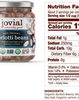 Jovial 100 Organic Borlotti  Borlotti Organic Borlotti No Saturated Fat Gluten Free Recyclable Glass Great Source of Fiber No Additives or Preservatives Product of Italy  13 Oz 6 Pack