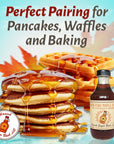 WANISH SUGAR BUSH 100 AllNatural Pure Grade A Maple Syrup 16 oz Bottle  Rich Dark Amber Maple Flavor from Wisconsins Lush Northwoods  Premium Single Origin Maple Syrup in Glass Bottle for Pancakes and Waffles Baking  More