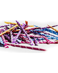 Sour Filled Candy Straws  8 oz 120 straws of Sour Tropical Punch Orange Cherry Grape Powder Candy Straws