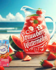 RIVIFY Crystal Light Strawberry Watermelon 6 Pitcher Packets Pack of 2 12 Packets Total  Bundled with RIVIFY Sticker