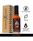 Elijah's Xtreme Regret Hot Sauce - Carolina Reaper and Trinidad Scorpion - The 2 Hottest Peppers in the World for an Extreme Fiery Heat