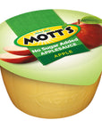 Motts No Sugar Added Applesauce 39 Oz Cups 72 Count 12 Packs Of 6 Good Source Of Vitamin C No Artificial Flavors