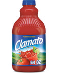 Clamato Original Tomato Cocktail 64 fl oz bottles Pack of 8Packaging May Vary