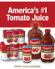 Campbells 100 Tomato Juice 55 fl oz Can 48 Pack